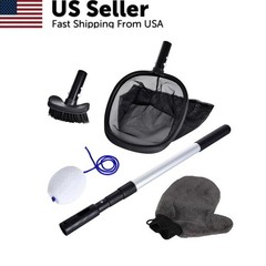 5-Piece Cleaning Maintenance Kit for Small Pools&Spas 1.26 Lbs Black Grey New