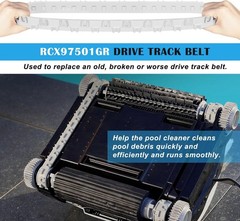 RCX97501GR Drive Track Belt Replacement for Hayward SharkVac XL & AquaVac 500
