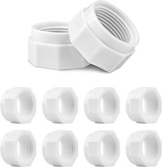 8-Pack Pool Cleaner Feed Hose Nut for Polaris 280, 380, 180 D15