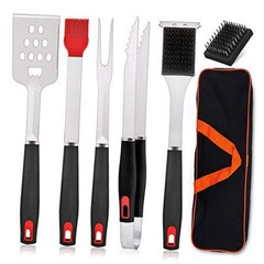 BBQ Grill Accessories Set of Stainless Steel Grilling 7 Complete Set of 7