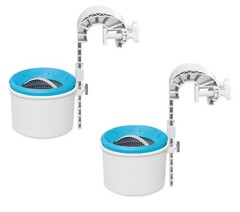 Intex Deluxe Wall Mount Surface Skimmer for Above Ground Pools 2Pack