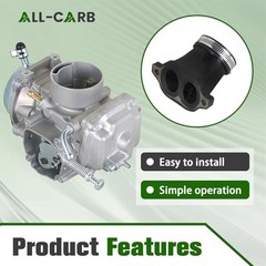 Carburetor with Intake Boot Replacement for Polaris Sportsman 700 2002 2003