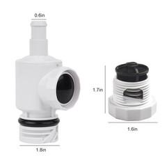 ABS Plastic Quick Disconnect Valve for Polaris Pool Cleaner UWF Disconnect