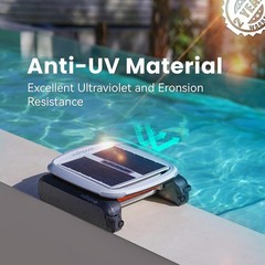 Vidapool Solar Pool Skimmer Robot, Automatic Pool Surface Skimmer Cleaner, Du…