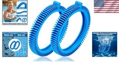 Easy Install Replacement Front Tires for Pool Cleaners – Includes 2 Hump Tires