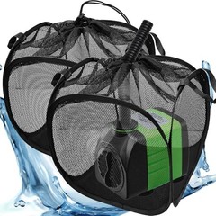 2Pcs Pop Up Pond Filter Bag 7inch Stainless Steel Wire Water Pump 7in-2Pcs