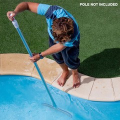 Pool Brush Head for Cleaning Pool Wall, Inground/Above Ground Pool Scrub Brushes