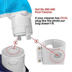 360 Pool Cleaner Leaf Bags with Zipper Larger Capacity 9-100-1012 Replacement…