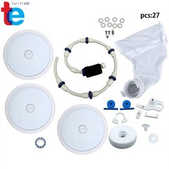 With Wheels Bearings Tires Bag Tail For Polaris 180 280 Pool Cleaner Rebuild Kit