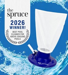 Poolmaster 28300 Big Sucker Manual Swimming Pool Leaf Vacuum Head Blue