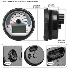 3280431 ATV Speedometer Gauge Cluster Assembly Compatible with Polaris
