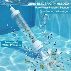 Hcolid Spa Vacuum for Hot Tub, No Pumping, No Batteries or Electricity, Porta…