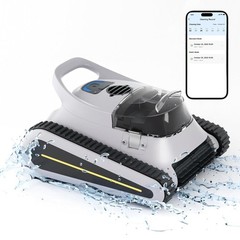 Pool Vacuum for Inground Pools, Cordless Robotic Pool Cleaner, Pool Vacuum