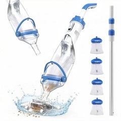 Handheld Pool Vacuum for Above Ground & Inground Pools, Cordless Rechargeable…