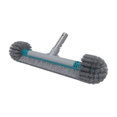 Teal & Gray 20&Prime; Pool Wall Brush With PP Side Bristles