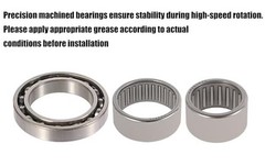 Front Differential Axle Intermediate Shaft Inner Shaft Kit Replacement for