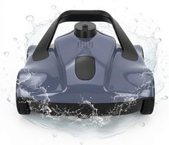 Battery Powered Pool Vacuum Robot 130Min Runtime for Above Ground Pools 860Sq.Ft