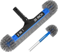 20&Prime; 2 in 1 Pool Brush Head Cobweb Duster Set