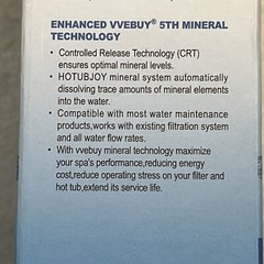VVEBUY HOTUBJOY Mineral Cartridge For Spa Floating System & Inline System 2 Pack