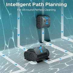 C1 Max Robotic Pool Vacuum Inground Pool Cleaner APP Wall Climbing