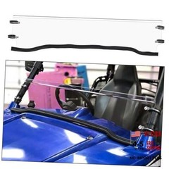 Clear Half Windshield Polycarbonate Compatible with Polaris 2008-2013 RZR 800
