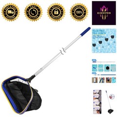 Innovative Pool Skimmer Net – 3ft-10ft Adjustable Pole and Ergonomic Grip