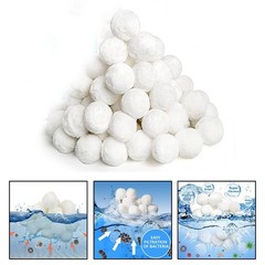 Premium Fiber Filtration Media for Swimming Pool Sand Filters 200g 1000g