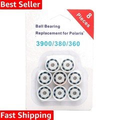 8 Pack Ball Bearings for Polaris 360, 380, 3900 Sport Pool Cleaners – Durable…