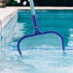 Lightweight Pool Skimmer Net Wide Mouth Leaf Mesh Cleaning Tools Accessories