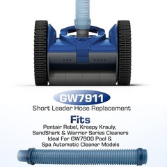 GW7911 GW7900 Short Leader Hose Replacement for Kreepy Krauly SandShark Pool …