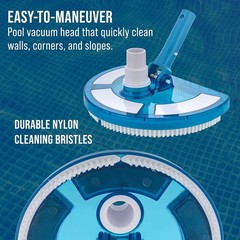 Durable Nylon Pool Vacuum Head – Ideal for Vinyl Liner Inground and Above Ground