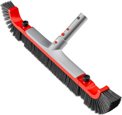 22” Wide Pool Brush Head for Cleaning Walls,Heavy Duty Inground/Above Ground Alu