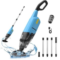 Cordless Pool Vacuum for Above Ground Pool Handheld Pool Cleaner Rechargeable