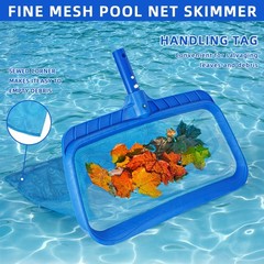 Swimming Pool Cleaner, Pool Skimmer Leaf Net with 18&Prime; Pool Skimmer Net