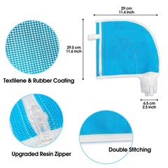 360 Pool Cleaner Leaf Bags with Zipper Larger Capacity 9-100-1012 Replacement…