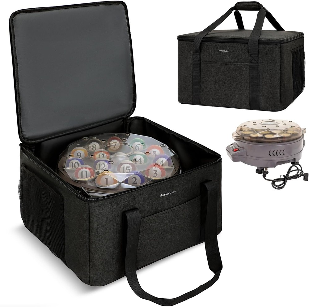 Pool Ball Cleaner Storage Bag, Compatible with Most Pool Ball Cleaner Machines,