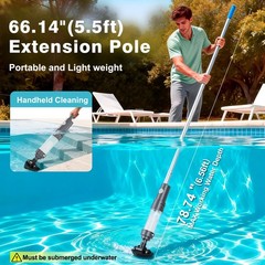 Handheld Spa Hot Tub Vacuum, Cordless Small Above Ground Pool Vacuum Cleaner …