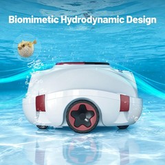 Vonko P10 Pool Vacuum For Above Ground Pool Cordless Robotic Pool Cleaner And