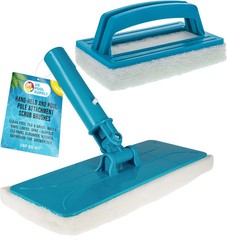 U.S. Pool Supply Hand-Held and Pool Pole Attachment Scrub Brushes – Surface Scru