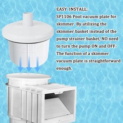 SP1106 Pool Skimmer Vacuum Plate Replacement for Hayward Swimming Pool Skimme…