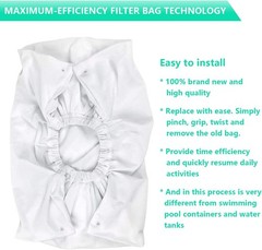 Pokin Pool Cleaner Replacement Fine Filter Bag Compatible with Aquabot…
