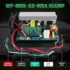 RV 55 Amp Converter – wf-8955an Power Converter Assembly WF-8955-MBA