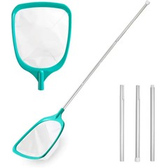 Heavy Duty Pool Skimmer Leaf Rake Net Cleaning Swimming Pool Fine Mesh Netting