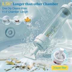 Manual Spa Vacuum for Hot Tub – Water Pressure Cleaner, No Pump or Batteries, Te