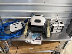 Maytronics Dolphin Explorer E20 Robotic Pool Cleaner w/ Caddy Power Supply Box