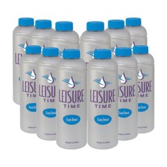Leisure Time Foam Down 32oz Balance Stop & Retard Foaming for Hot Tub & Spa 12pk