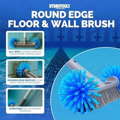 Easy-Clean Hydrotools Pool Brush Head – 12.5-Inch for Inground & Above Ground
