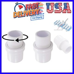 1-1/2&Prime; Pool Vacuum Head Swivel Adapter Connector for Manual Vac Vacuum Head R…