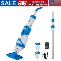 Wireless Pool Suction Cleaner Handheld Rechargeable for Above & In-ground Pools