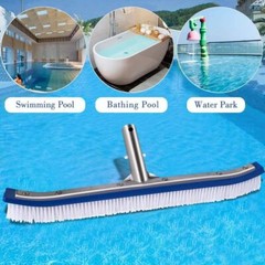 Swimming Pool Wall & Tile Brush,18&Prime; Heavy Duty Aluminum Back Cleaning Brush Head